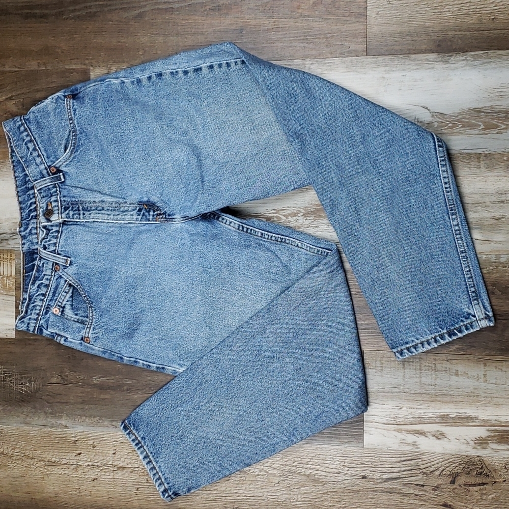 Levi's Vintage 521 Jeans Slim Fit Taperd Leg Jeans Size 12P